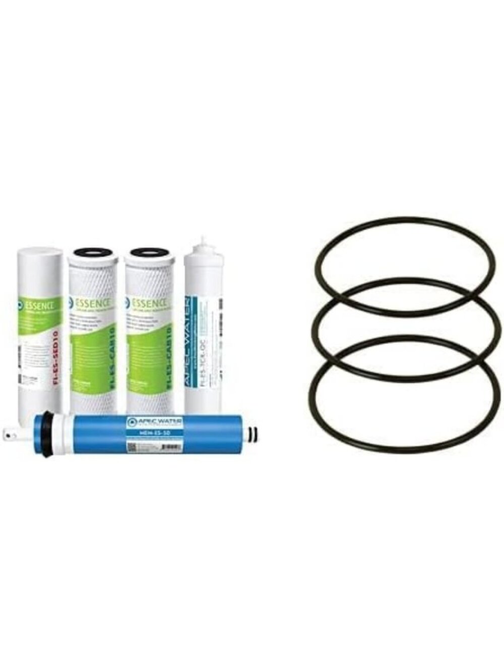 High Capacity 50 GPD Replacement Filter Set for Reverse Osmosis Water Systems